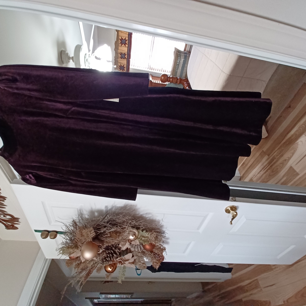Elegant Purple Velvet Dress Eliza J